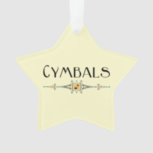 Cymbals Decorative Line Ornament