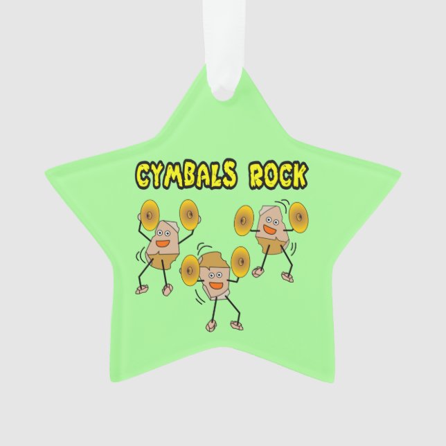 Cymbals Rock Ornament (Front)