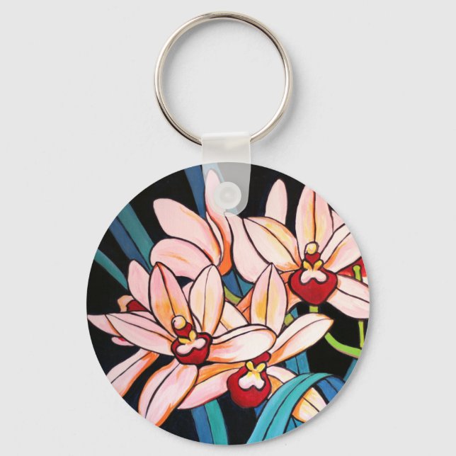 Cymbidiums Keychain (Front)