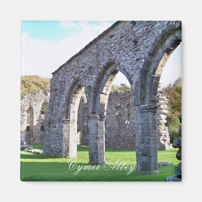 CYMER ABBEY WALES MAGNET (Front)