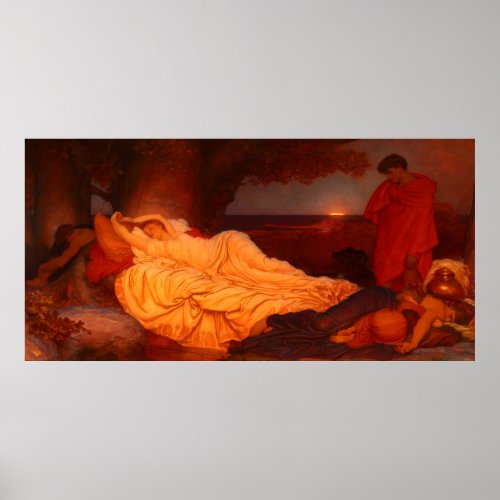 Cymon and Iphigenia by Lord Frederic Leighton 1884 Poster