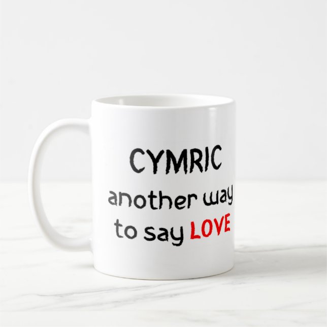 cymric love coffee mug (Left)