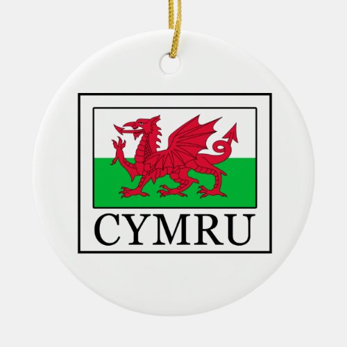 Cymru Ceramic Ornament