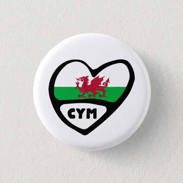 New Pin Badge ~ Wales Flag 