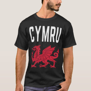 Cymru Cymraeg Wales Roots Rugby Proud To Be Welsh T-Shirt