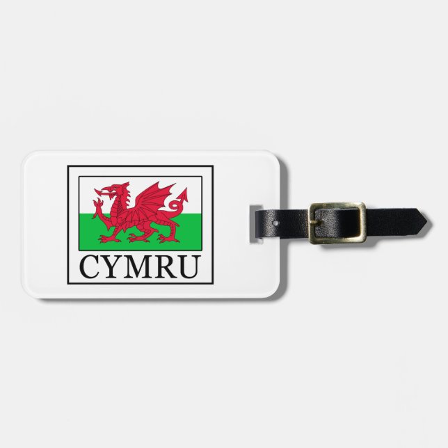 Cymru Luggage Tag (Front Horizontal)