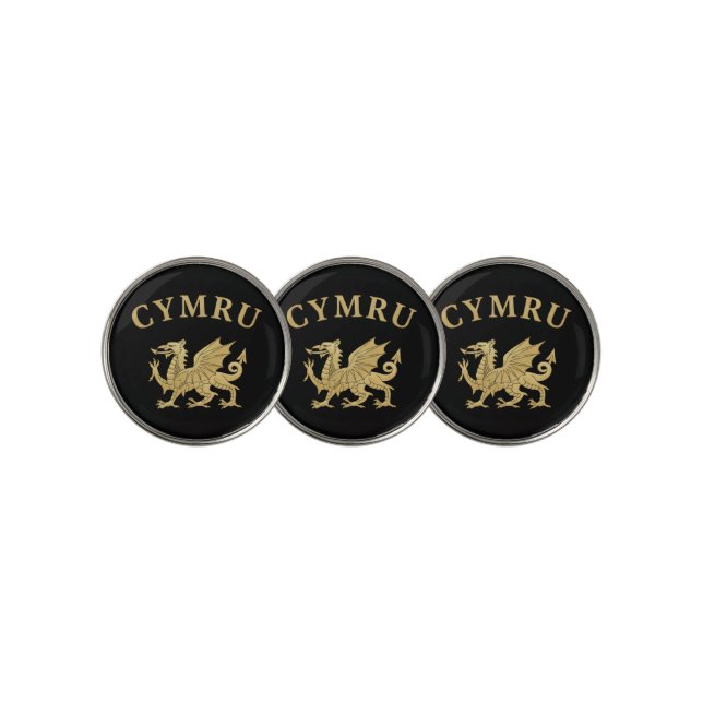 Cymru Shield Golf Ball Marker (3 Up)