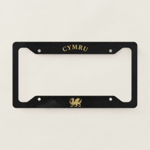 Cymru Shield License Plate Frame