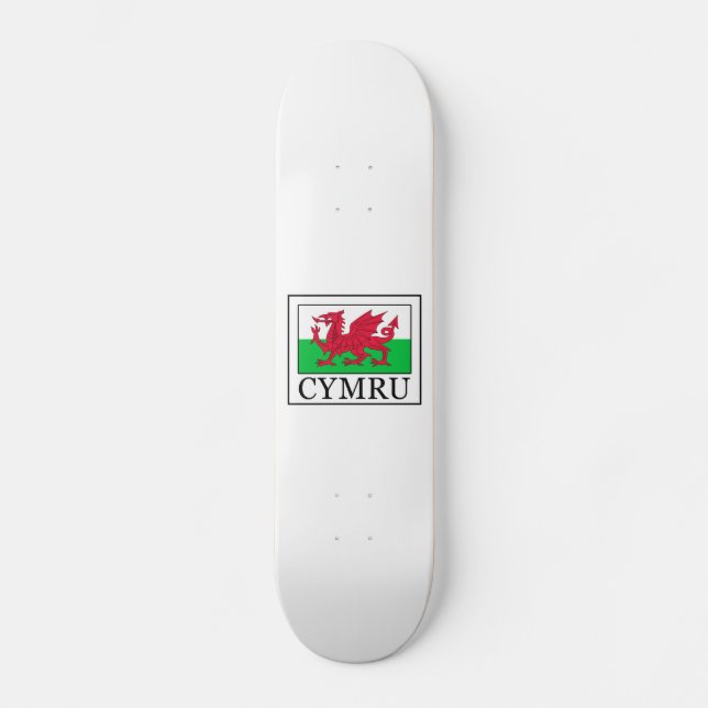Cymru Skateboard Deck (Front)