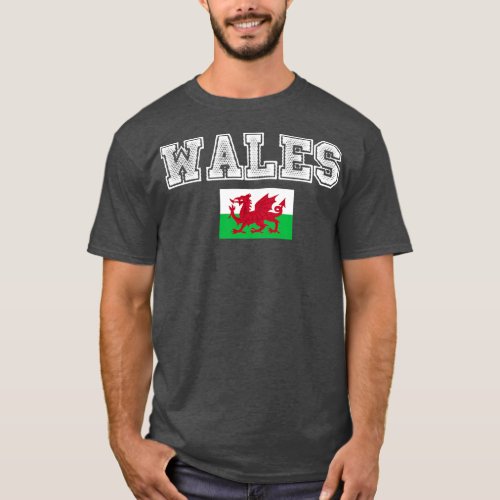 Cymru Welsh Wales Football Soccer Jersey Ball T_Shirt
