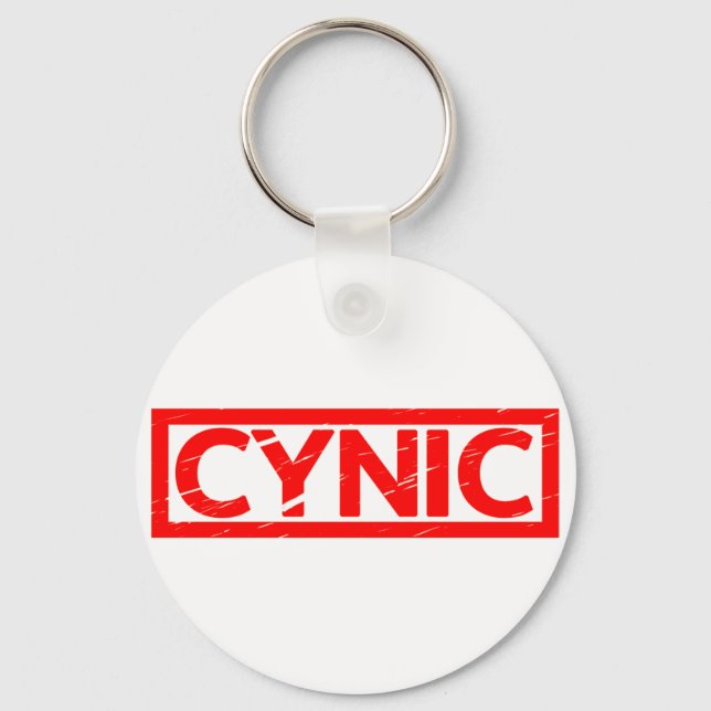 Cynic Stamp Keychain (Front)