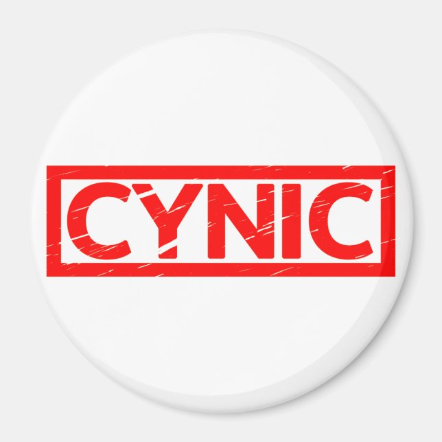Cynic Stamp Magnet (Front)