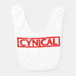 Cynical Stamp Baby Bib