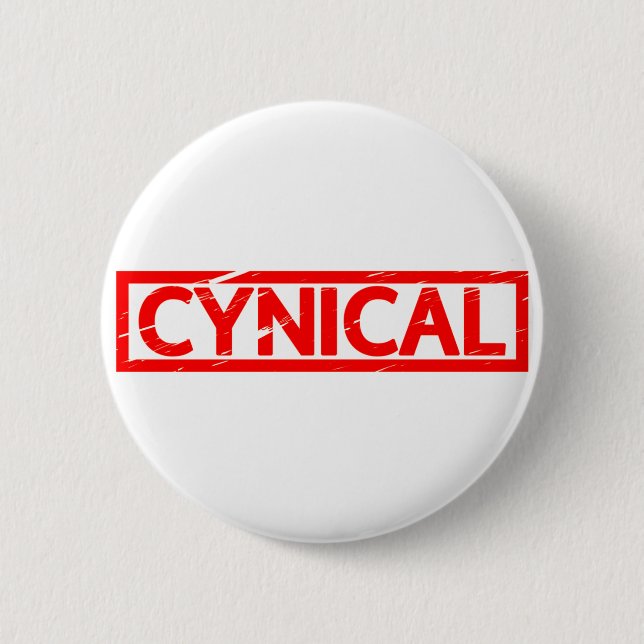 Cynical Stamp Button (Front)