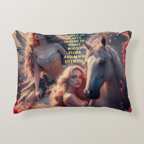 Cynsidi the Horse Fairy Accent Pillow