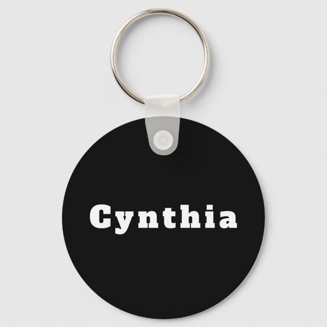 Cynthia Keychain (Front)