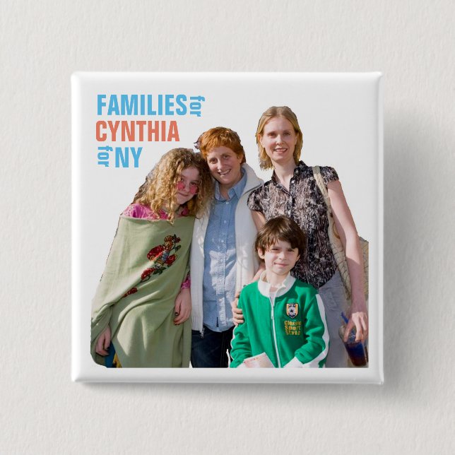 Cynthia Nixon for NY Governor 2018 Button (Front)