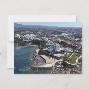 Cynthiana Beach Hotel Paphos, Cyprus Postcard