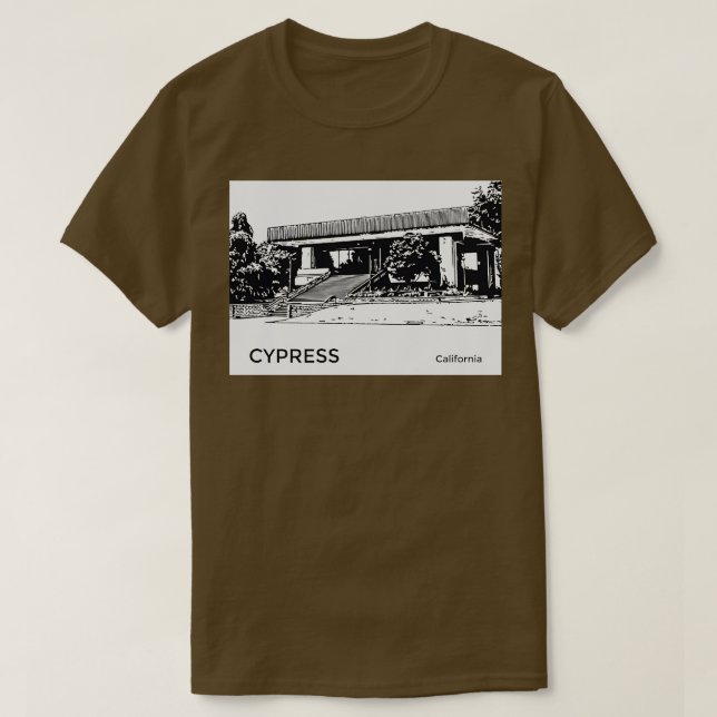 Cypress California TShirt (Design Front)