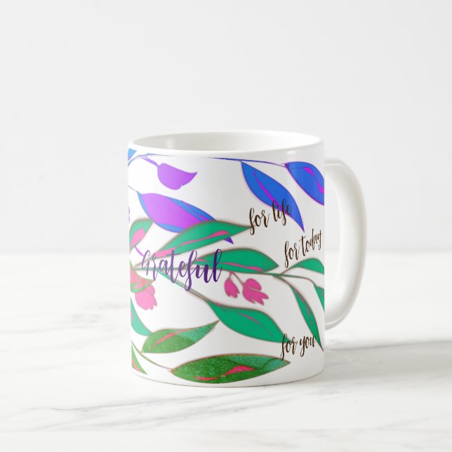 Cypress Daily Affirmation Coffee Mug (Front Right)