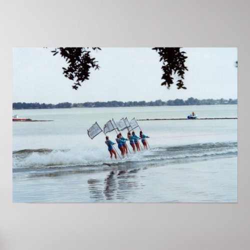 Cypress Gardens Florida Girls Water Ski Team Photo Poster