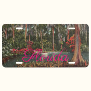 Cypress Gardens Florida License Plate