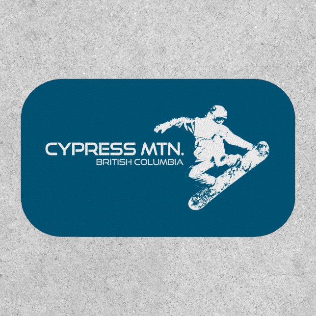 Cypress Mountain British Columbia Snowboarder Patch (Front)
