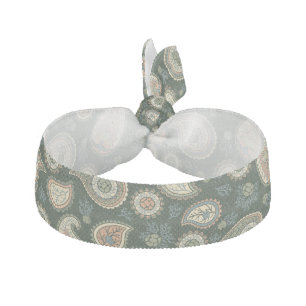 Cypress Paisley Pattern Elastic Hair Tie