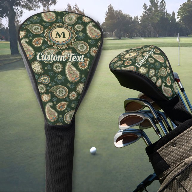Cypress Paisley Pattern Golf Head Cover (Creator Uploaded)