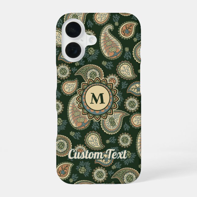 Cypress Paisley Pattern Iphone Case (Back)