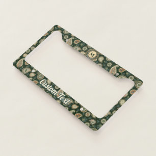 Cypress Paisley Pattern License Plate Frame