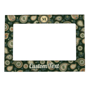 Cypress Paisley Pattern Magnetic Frame