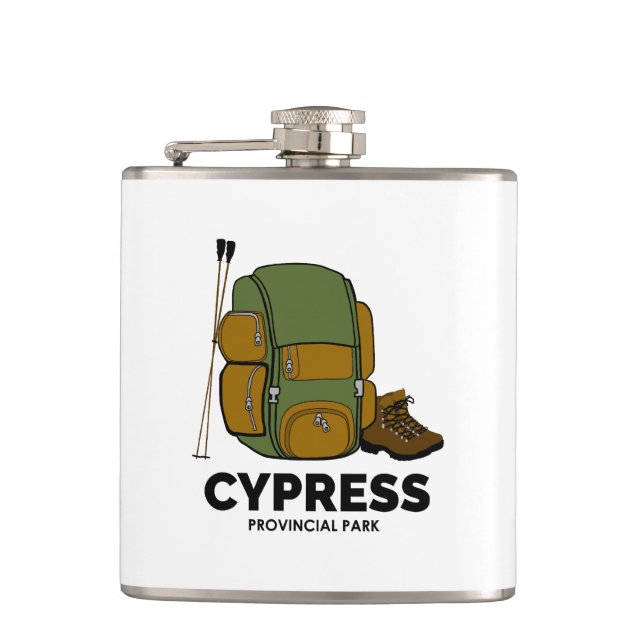 Cypress Provincial Park Backpack Flask (Front)