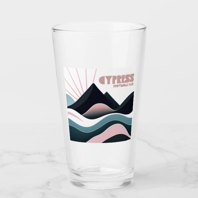 Cypress Provincial Park Colored Hills Glass (Front)