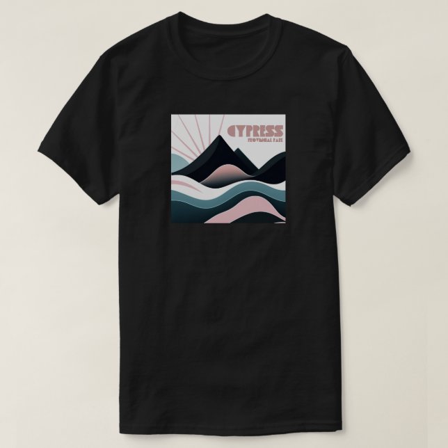 Cypress Provincial Park Colored Hills T-Shirt (Design Front)