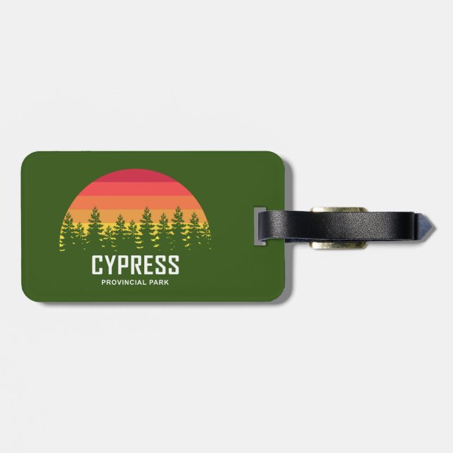 Cypress Provincial Park Luggage Tag (Back Horizontal)