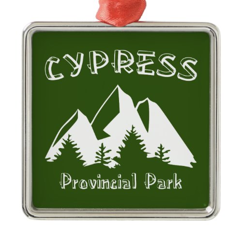 Cypress Provincial Park Metal Ornament