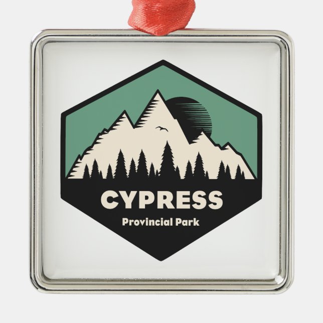 Cypress Provincial Park Metal Ornament (Front)