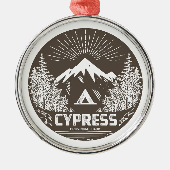 Cypress Provincial Park Metal Ornament (Front)