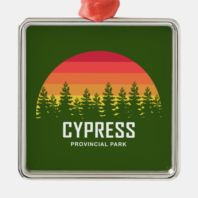 Cypress Provincial Park Metal Ornament (Front)
