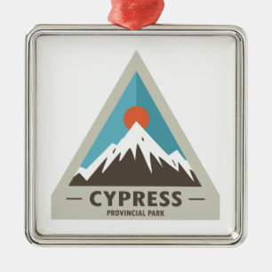 Cypress Provincial Park Metal Ornament