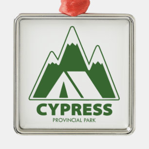 Cypress Provincial Park Mountains Camping Metal Ornament