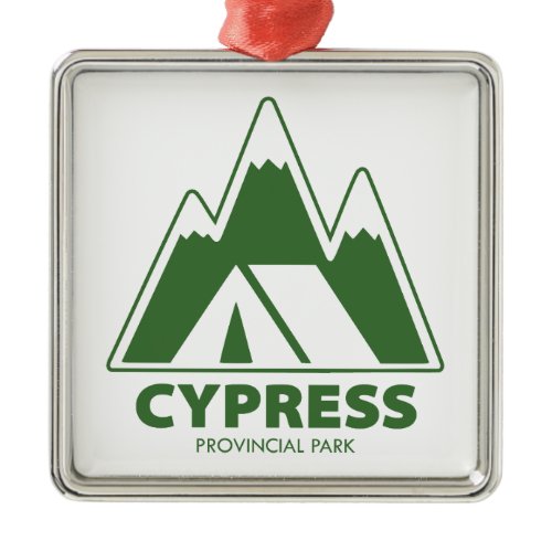 Cypress Provincial Park Mountains Camping Metal Ornament