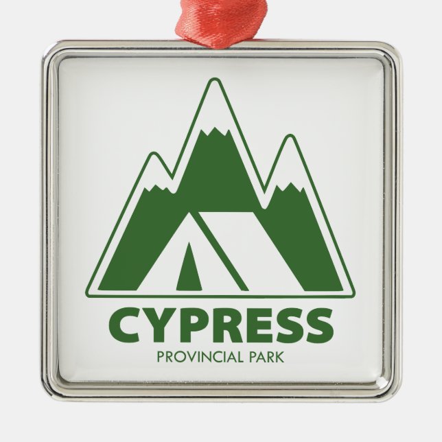 Cypress Provincial Park Mountains Camping Metal Ornament (Front)