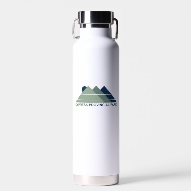 Cypress Provincial Park Mountains Sun Water Bottle (Front)