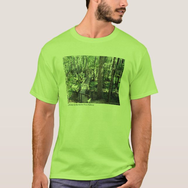 Cypress Swamp on the Natchez Trace Parkway T-Shirt (Front)