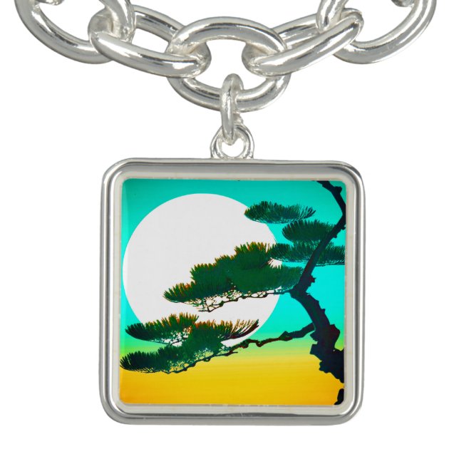 Cypress Tree and Full Moon Bracelet (Design)