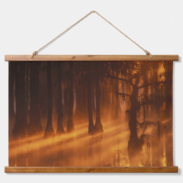 Cypress Trees | George Smith State Park Hanging Tapestry (Front)
