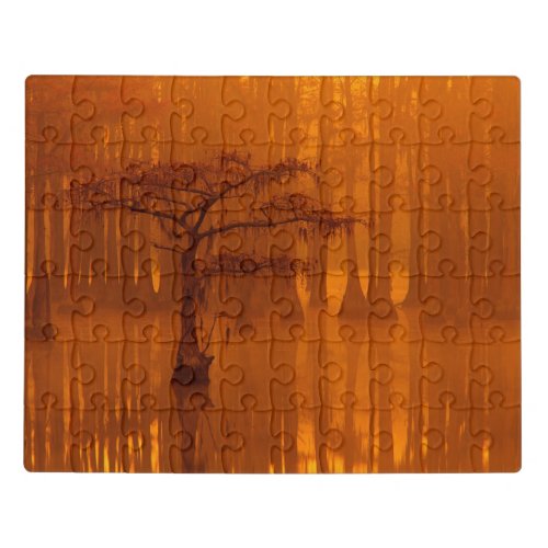 Cypress Trees  George Smith State Park Jigsaw Puzzle