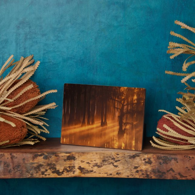 Cypress Trees | George Smith State Park Plaque (Side)